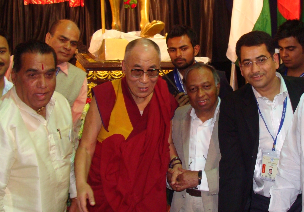 With His Holiness the Dalai Lama